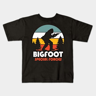 Bigfoot Special Forces Kids T-Shirt